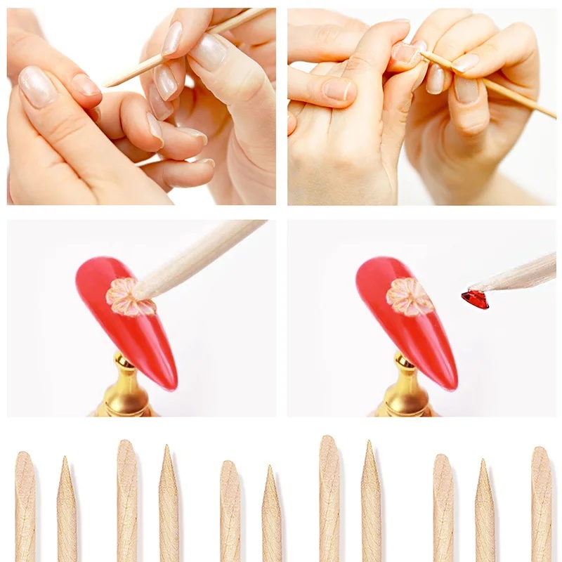 10-30pcsNail Cuticle Pusher Or - Nail Art Orange recension och pris