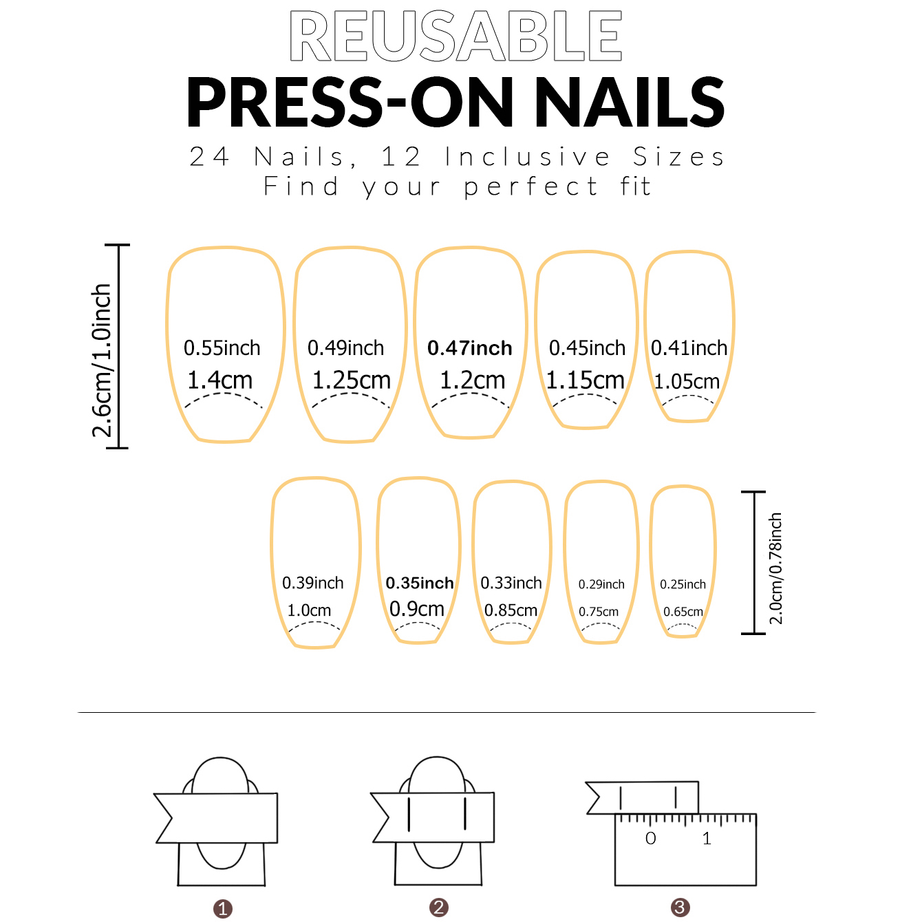 A Set Of 24 Glossy Short Coffi - Nail Art Pink recension och pris