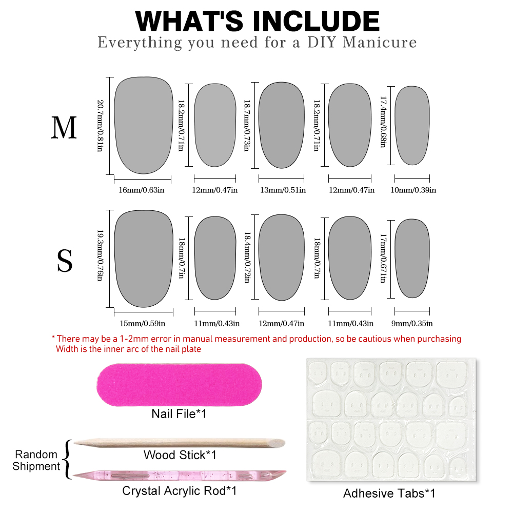 10pcs Fantasy Purple Pink Hand - Nail Art Pink recension och pris