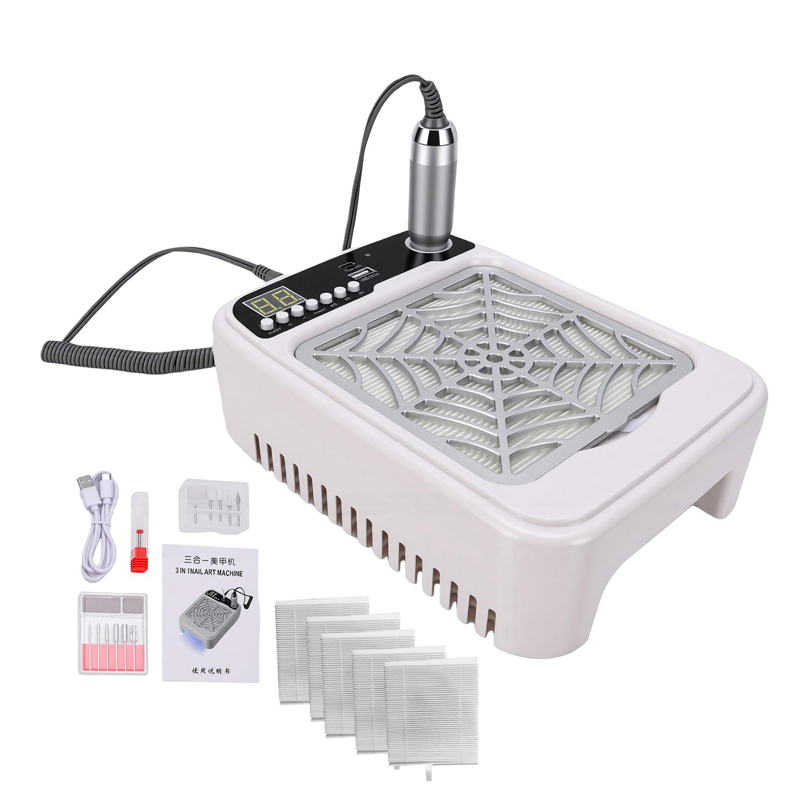 3-in-1 Nail Drill Machine with - Nail Drill Machine recension och pris
