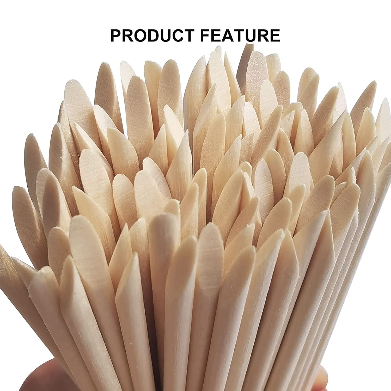 100/50pcs Nail Art Pusher Oran - Nail Art Orange recension och pris