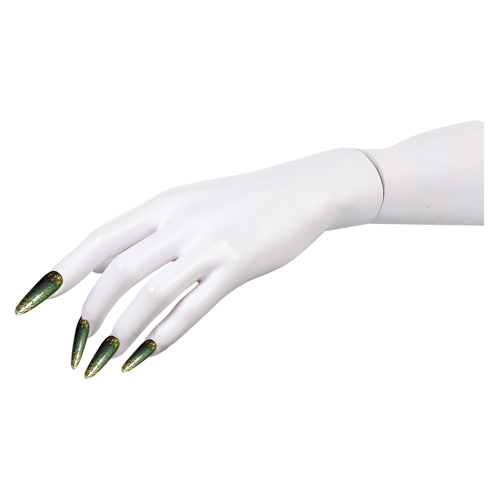 Green Press-on Nails with glit - Nail Art Press On recension och pris