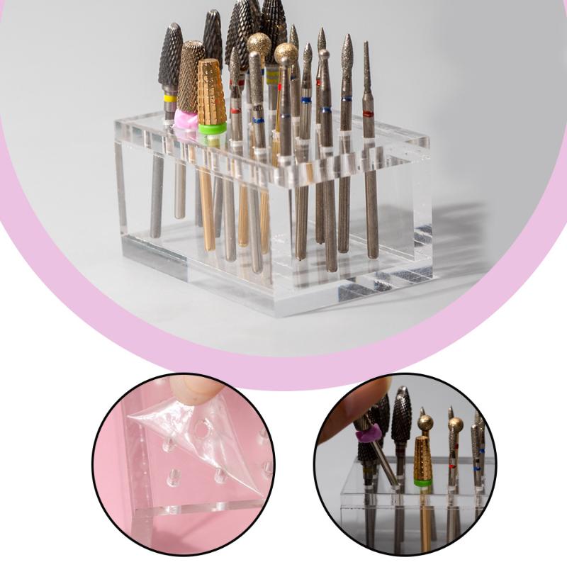 18 Holes Acrylic Wooden Nail D - Nail Drill Machine recension och pris