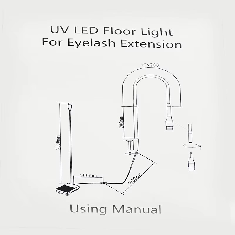 UV Lash Light UV Eyelash Glue  - Nail Art Ombre recension och pris