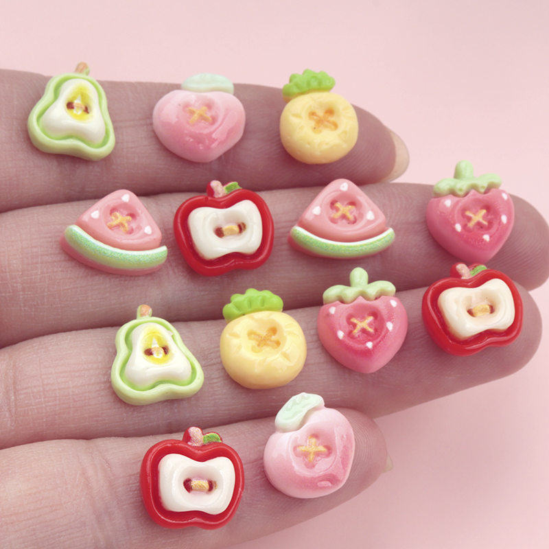 50/500pcs Mini Simulated Fruit - Nail Art Ombre recension och pris