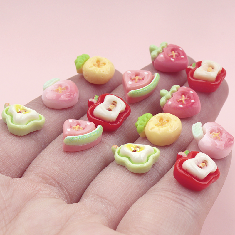 50/500pcs Mini Simulated Fruit - Nail Art Ombre recension och pris