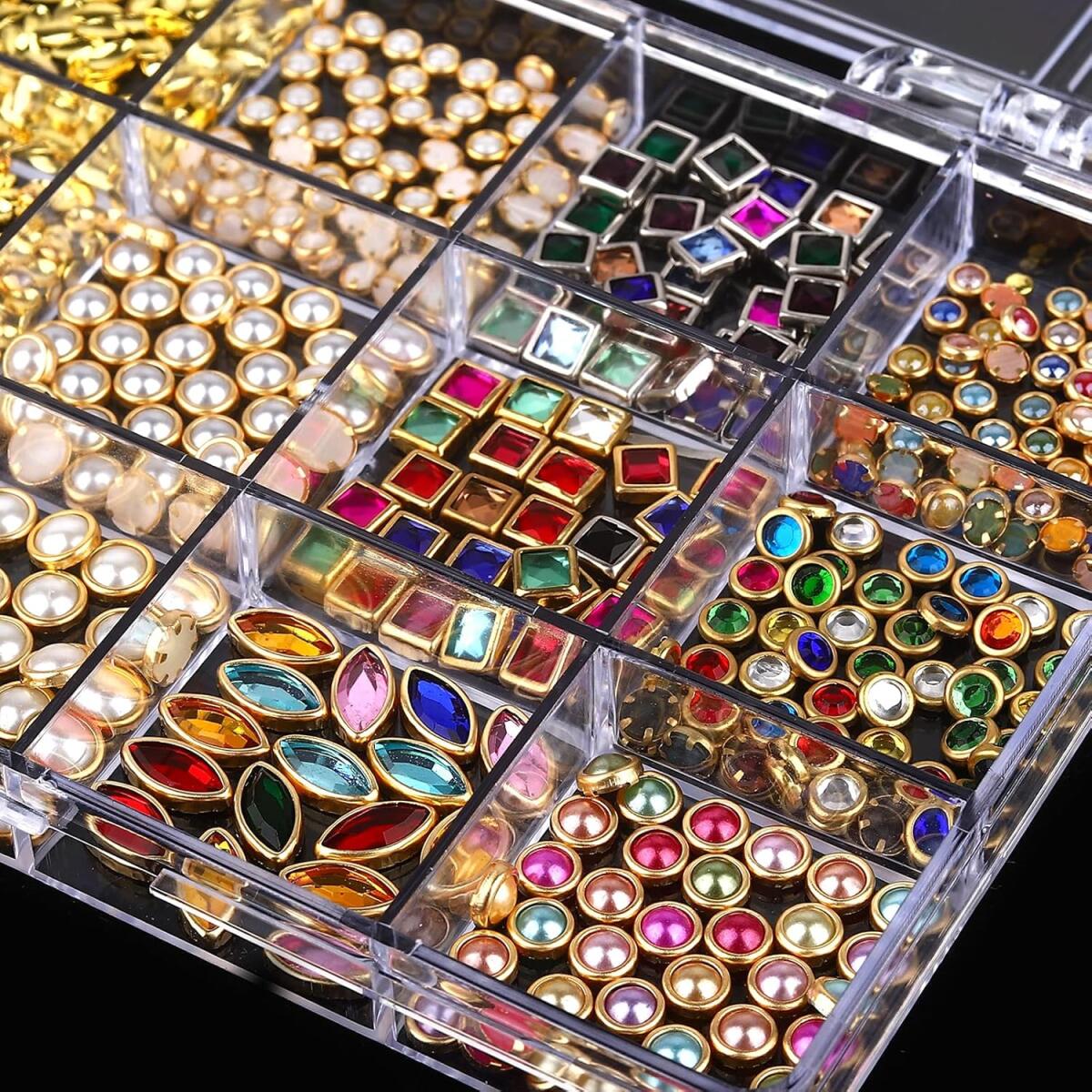 1Box Light Luxury Shinny Nail  - Nail Art Valentines Day recension och pris