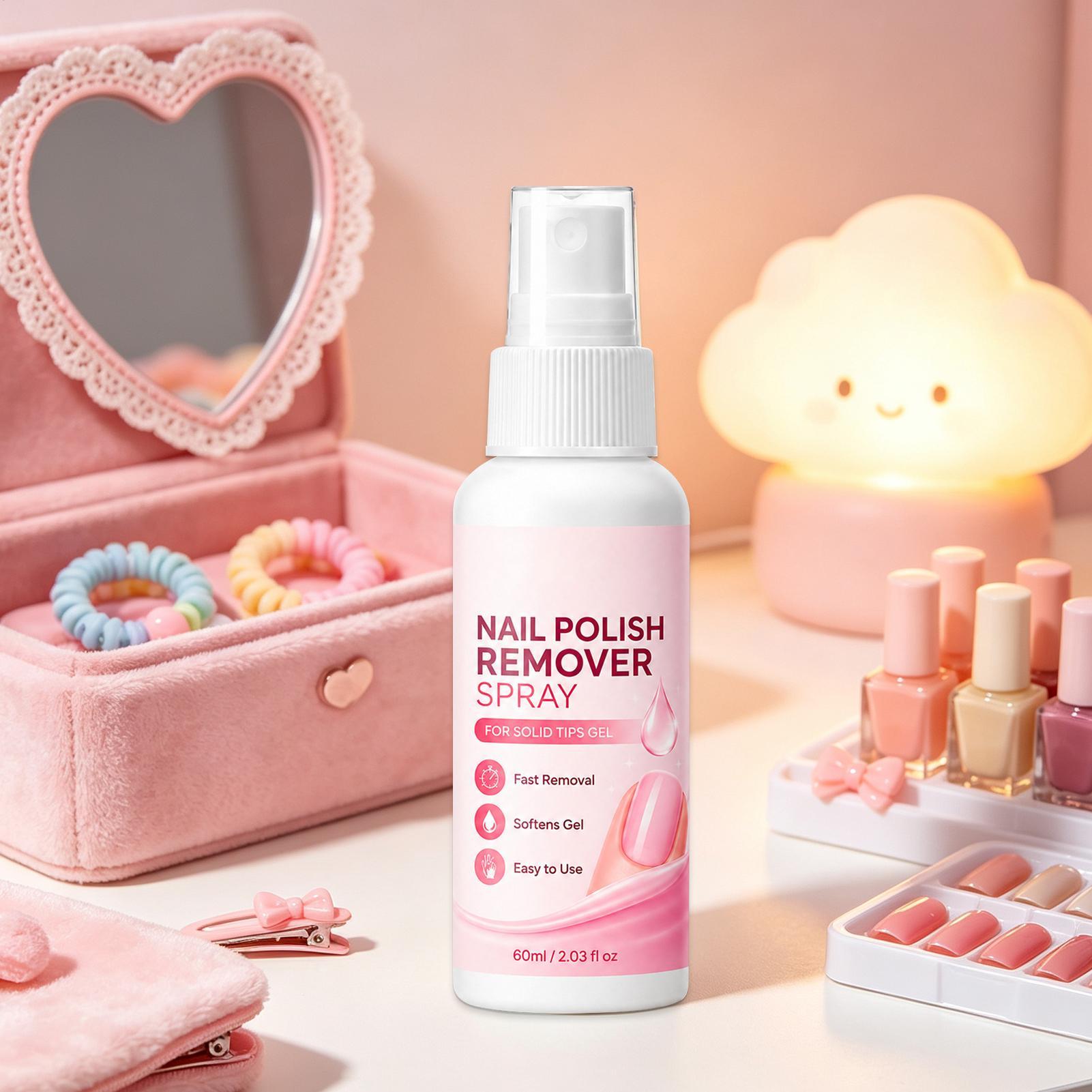 60ml Nail Remover Spray For Pr - Nail Art Press On recension och pris