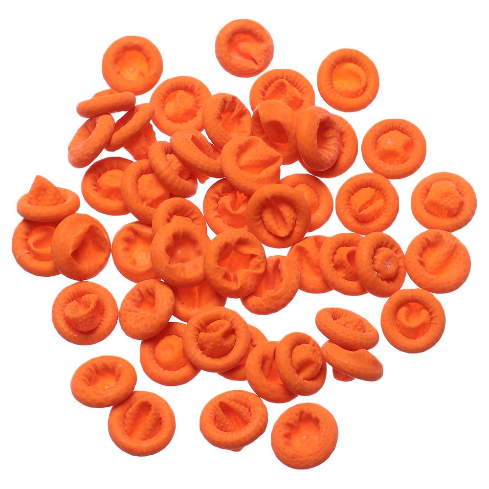 100PCS Reusable Fingertip Prot - Nail Art Orange recension och pris